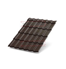 Металлочерепица Супермонтеррей RAL8017 Полиэстер-0.5