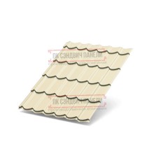 Металлочерепица Супермонтеррей RAL1015 Полиэстер-0.5