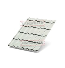 Металлочерепица Супермонтеррей RAL9002 Полиэстер-0.5