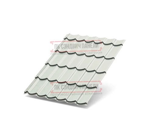 Металлочерепица Супермонтеррей RAL9002 Полиэстер-0.5