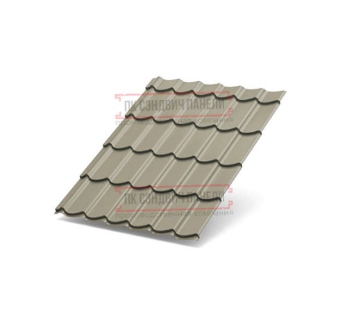 Металлочерепица Супермонтеррей RAL1035 Полиэстер-0.45