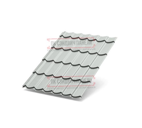Металлочерепица Ламонтерра X RAL7035 Полиэстер-0.5