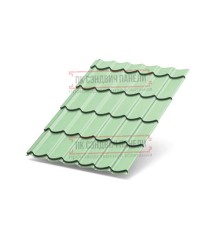 Металлочерепица Ламонтерра X RAL6019 Norman-0.5