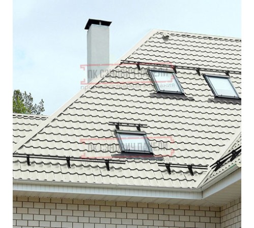 Металлочерепица Супермонтеррей RAL9003 Полиэстер-0.45