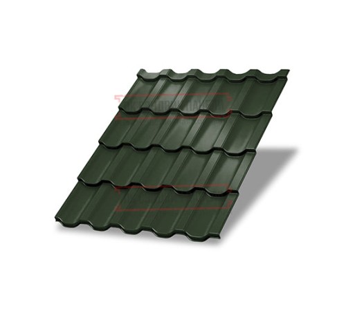 Металлочерепица Трамонтана-M RAL6007 Viking E-0.5