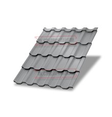 Металлочерепица Трамонтана-S RAL7004 Norman-0.5