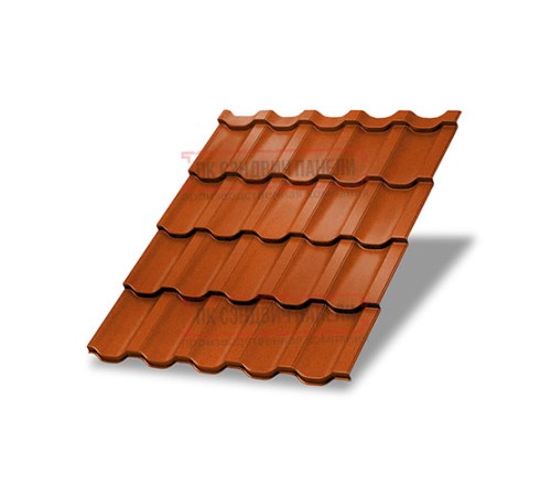 Металлочерепица Трамонтана-X Copper/Copper AGNETA-20-0.5