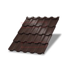 Металлочерепица Трамонтана-M RAL8017 PURETAN-0.5
