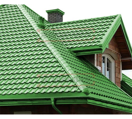 Металлочерепица Трамонтана-S RAL6018 Norman-0.5