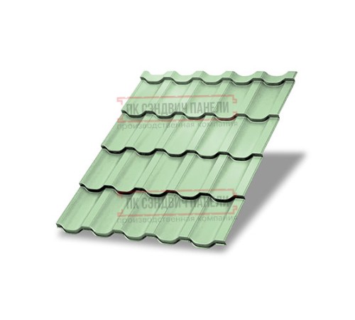 Металлочерепица Трамонтана-S RAL6019 Norman-0.5