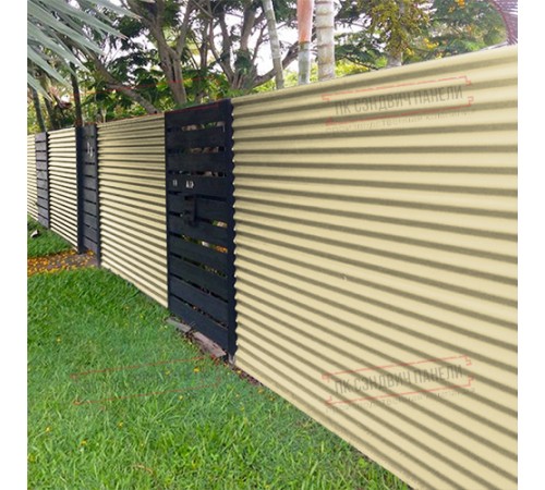 Профилированный лист МП18х1100 Полиэстер RAL-1014-0.7