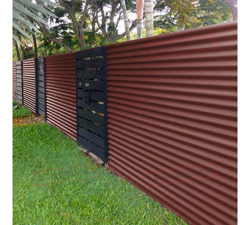 Профилированный лист МП18х1100 Полиэстер RAL-3009-0.45