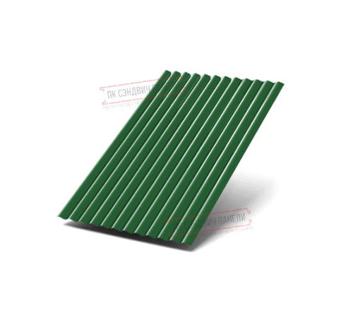 Профилированный лист МП18х1100 Полиэстер RAL-6002-0.45