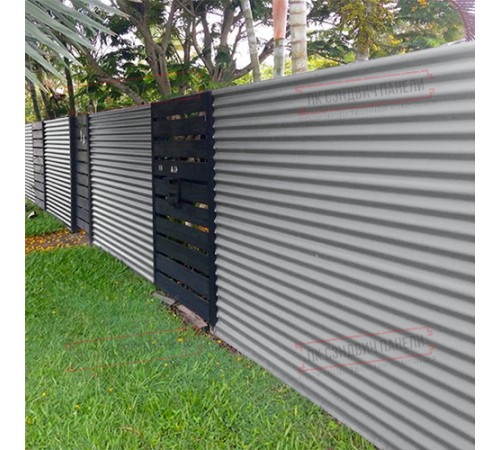 Профилированный лист МП18х1100 Полиэстер RAL-7004-0.45