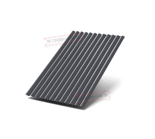 Профилированный лист МП18х1100 Полиэстер RAL-7024-0.45