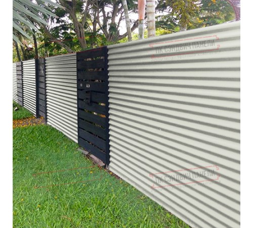 Профилированный лист МП18х1100 Полиэстер RAL-9002-0.45