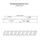 Профнастил МП20-1100 Полиэстер RAL-9006-0.45