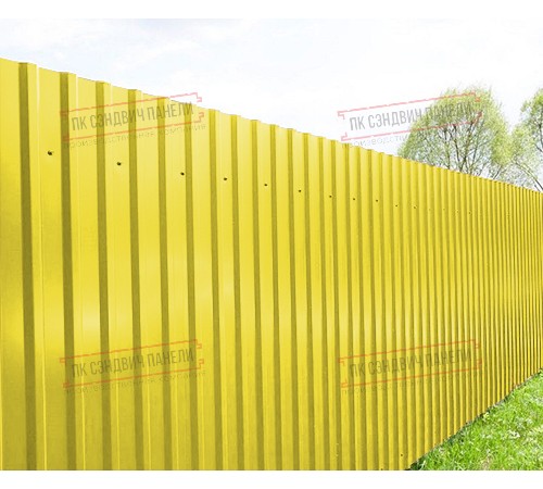 Профилированный лист МП20х1100 Norman RAL-1018-0.5