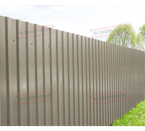 Профилированный лист МП20х1100 Полиэстер RAL-1035-0.45