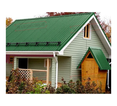 Профнастил МП20-1100 Полиэстер RAL-6002-0.5