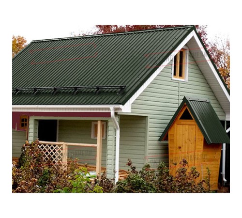 Профнастил МП20-1100 Viking E RAL-6007-0.5