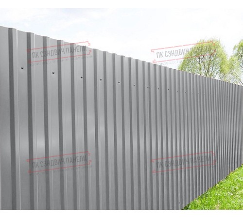 Профилированный лист МП20х1100 Полиэстер RAL-7004-0.7