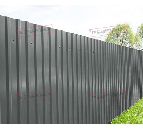 Профилированный лист МП20х1100 Полиэстер RAL-7005-0.45