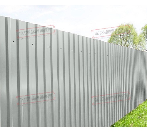 Профилированный лист МП20х1100 Полиэстер RAL-7047-0.5