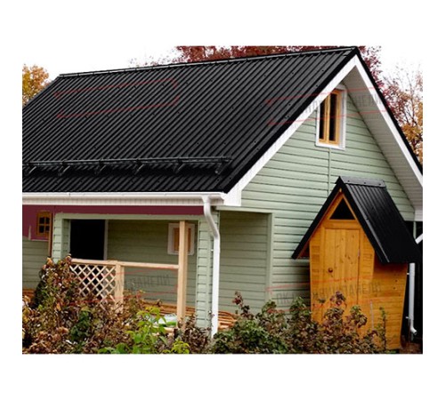 Профнастил МП20-1100 Viking RAL-9005-0.45