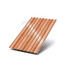 Профнастил МП20-1100 ECOSTEEL_T-Кедр-0.5.