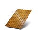 Профнастил МП20-1100 ECOSTEEL_T-Золотой Дуб-0.5.