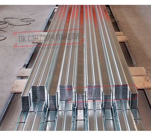 Профнастил нержавеющий H75 0.6 AISI 304