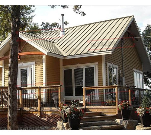 Профнастил ММ35-1000 Полиэстер RAL1015-0.7