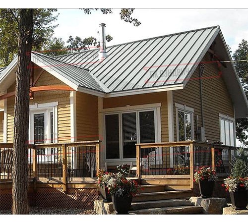 Профнастил ММ35-1000 Полиэстер RAL7035-0.5