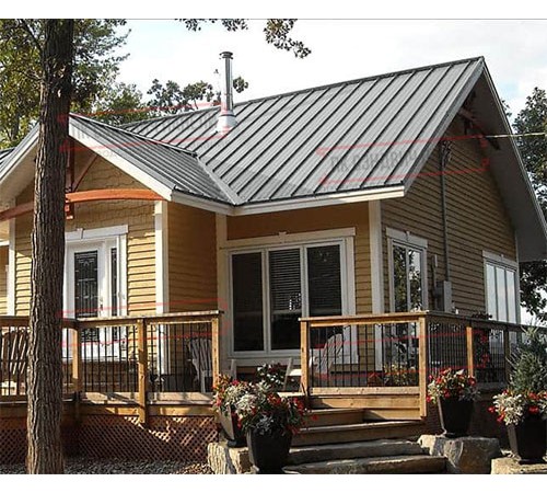 Профнастил ММ35-1000 Полиэстер RAL9006-0.5