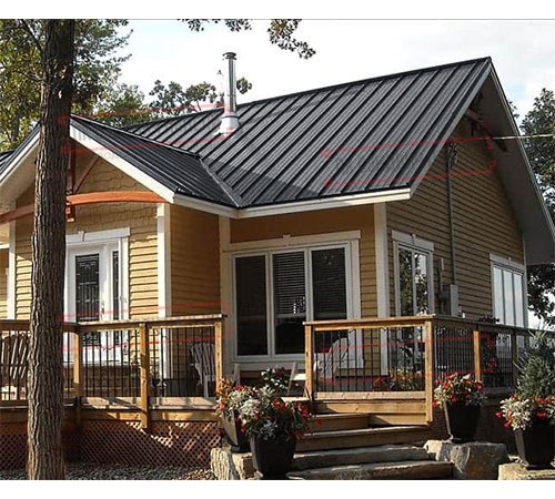 Профнастил ММ35-1000 Colorcoat Prisma RAL7024-0.5