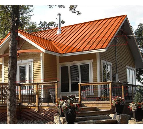 Профнастил ММ35-1000 Полиэстер RAL2004-0.45