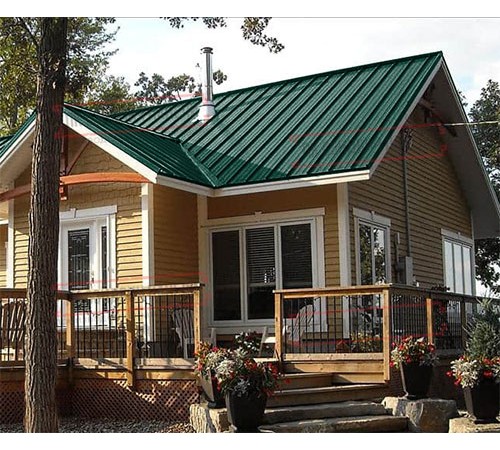 Профнастил ММ35-1000 Colorcoat Prisma RAL6005-0.5