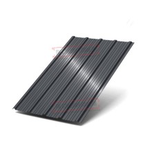 Профнастил ММ35-1000 Viking RAL7024-0.45