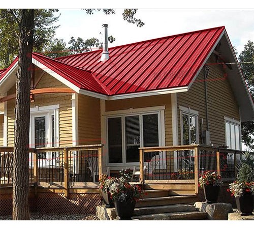 Профнастил ММ35-1000 Полиэстер RAL3020-0.5