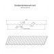 Профилированный лист МП10х1100 Оцинкованный-0.55