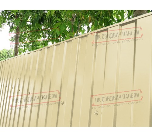 Профилированный лист МП10х1100 Norman RAL1014-0.5