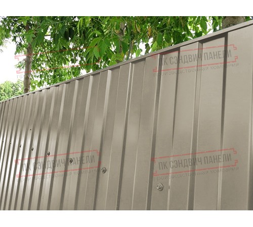 Профилированный лист МП10х1100 Полиэстер RAL1035-0.7