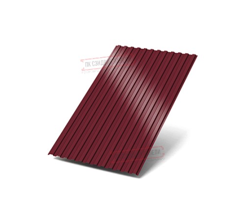 Профилированный лист МП10х1100 Полиэстер двусторонний RAL30053005-0.45