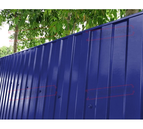 Профилированный лист МП10х1100 Полиэстер RAL5002-0.5