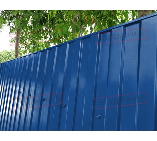 Профилированный лист МП10х1100 Пурман RAL5005-0.5