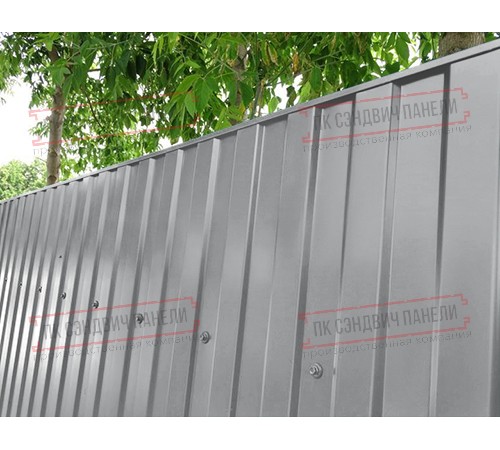 Профилированный лист МП10х1100 Norman RAL7004-0.5