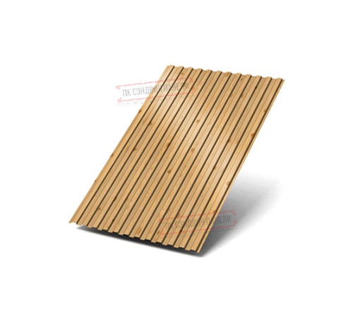 Профилированный лист МП10х1100 ECOSTEEL_T-Сосна-0.5