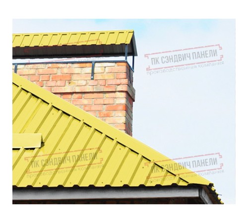 Профнастил МП35-1035 Полиэстер RAL-1018-0.7