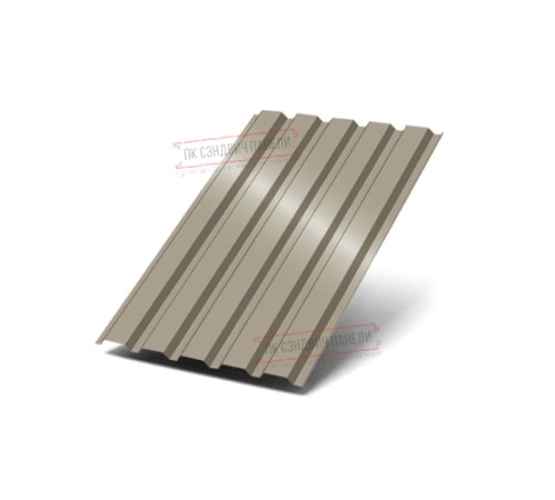 Профнастил МП35-1035 Полиэстер RAL-1035-0.5